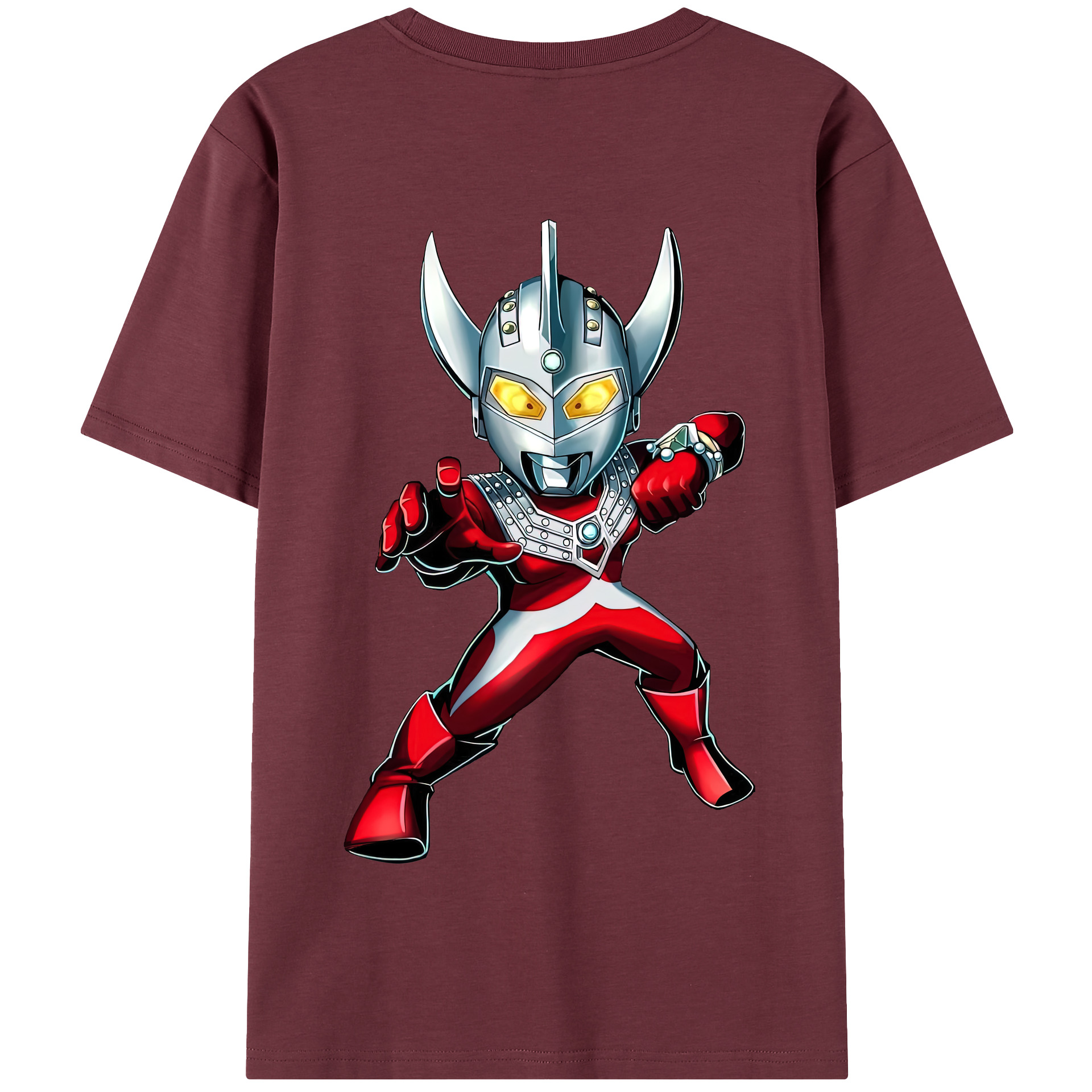 （画像用） ウルトラマン Ultraman 綿100％半袖Tシャツ（背面プリント）